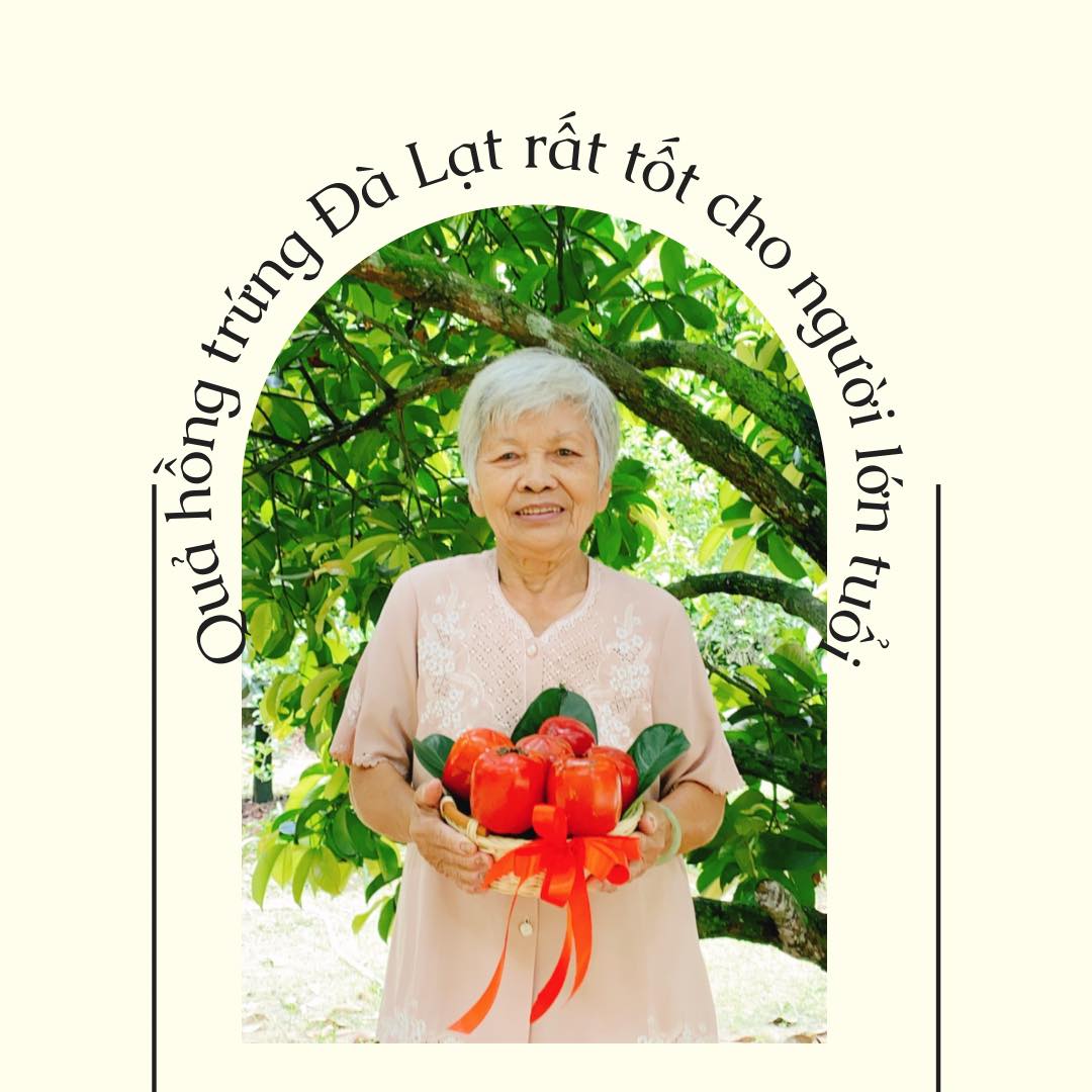 QUẢ HỒNG TRỨNG ĐÀ LẠT