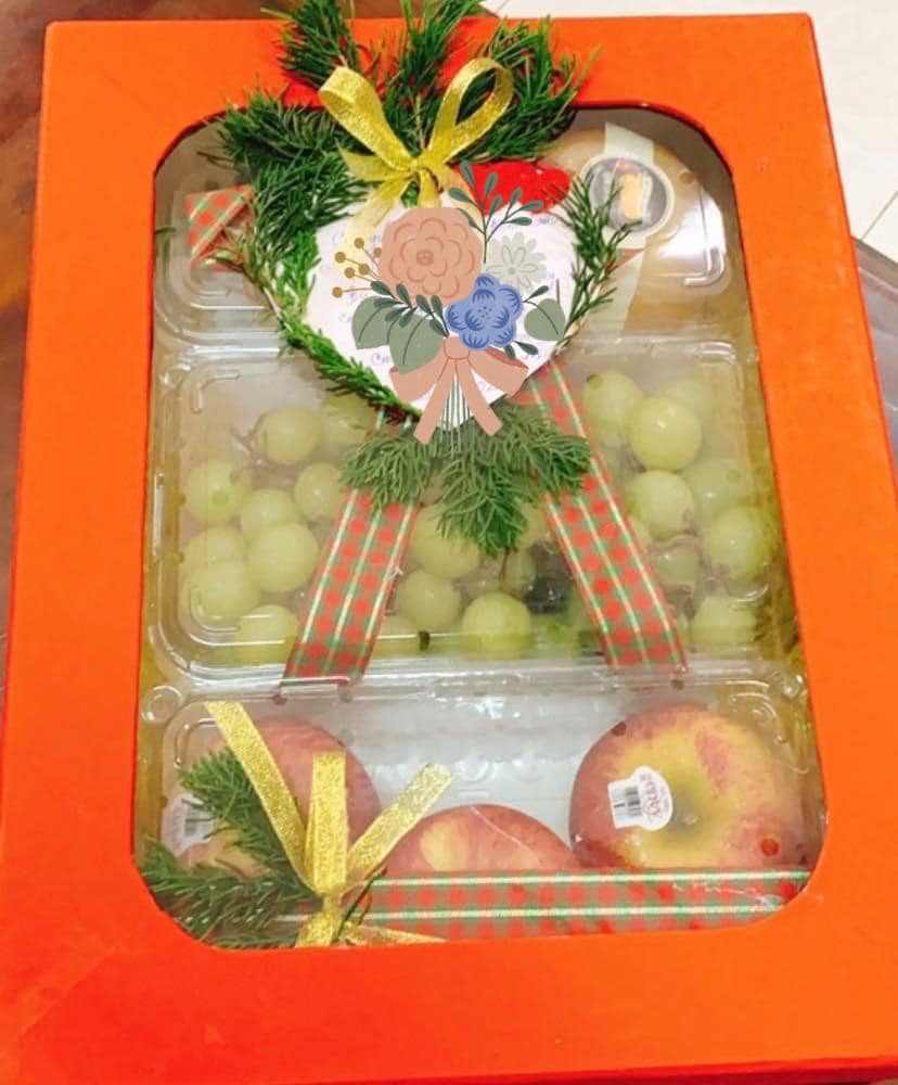 HỘP QUÀ TRÁI CÂY TƯƠI TẶNG SINH NHẬT CHỒNG