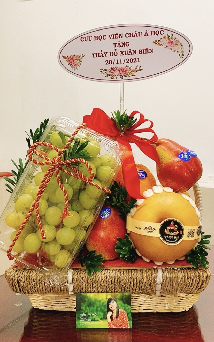 GIỎ TRÁI CÂY MỪNG THẦY GIÁO NHÂN NGÀY 20.11