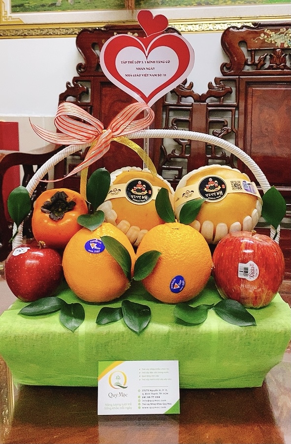 GIỎ QUÀ TẶNG TRÁI CÂY NGÀY 20.11